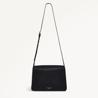 Radley London Black Large Flapover Cross Body Bag Westwell Lane SS25 Radley London