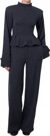 Parentezi Beatrice Pants In Steel