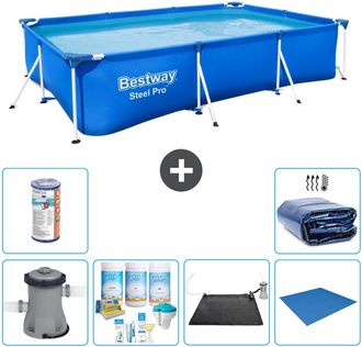 Bestway Piscina Bestway Steel Pro Rectangular - 300x201x66 Cm - 8-piezas S21570