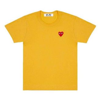 Comme Des Gar&ccedil;ons (WMNS) COMME des GARCONS PLAY Mini Logo Tee Yellow AZ-T211-051-2