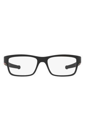 Oakley Kids Marshal XS 49mm Rectangular Optical Glasses in Black at Nordstrom