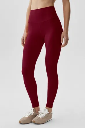 Alo Softsculpt High-Waist 7/8 Legging in Summer Romance Red, Size: Medium