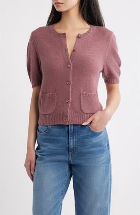 D&ocirc;en Alesia Cashmere Cardigan in Rose Mauve at Nordstrom, Size Xx-Small