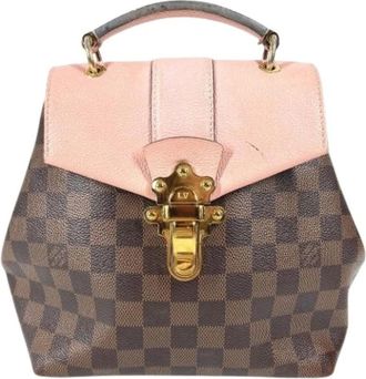 Louis Vuitton Pre-owned Backpacks, female, Pink, Size: ONE SIZE Pre-owned Canvas Backpack