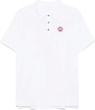 Canada Goose Polo Beckley - - Tops - Uomo - Bianco - S