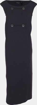 Marina Rinaldi Marina Sport By Marina Rinaldi Navy Blue Jersey Sleeveless Dress