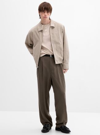 Obey Mens Foster pleated pant Baggy fit