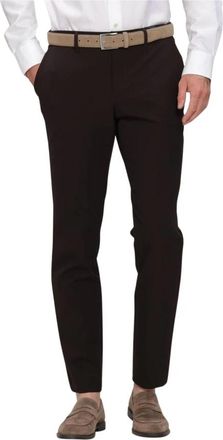 Alberto Move Broeken - Heren - Slim Fit Broeken - Bruin - W32 L32 - Broeken