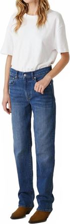 LE JEAN Easy Slim Ankle Jeans In Crosby