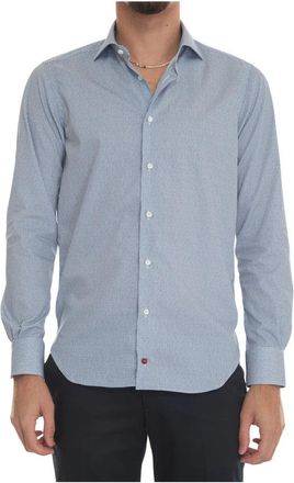 Carrel Dress shirt - Heren - Casual Overhemden - Blauw - 5XL - Katoen - Overhemden