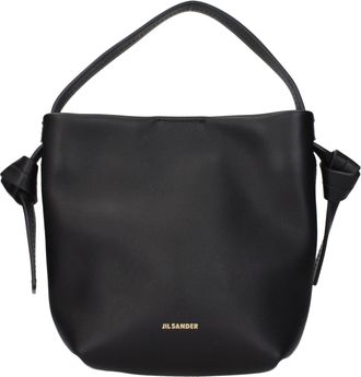 Jil Sander Black Leather Womens Handbag