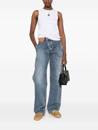 032c Carpenter Pocket Twisted Denim Jeans - Blue