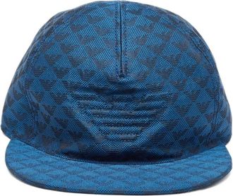 Emporio Armani 2000s logoprinten pet - Blauw