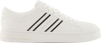 A|X Armani Exchange Mens TRAINER WHITE Cotton - Size UK 12