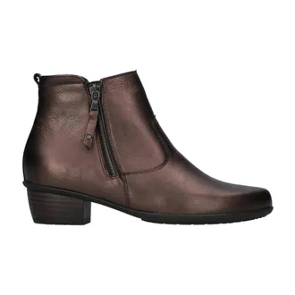 Waldl&auml;ufer Schoenen, Dames, Bruin, 40 1/2 EU, Leer, Haifi Enkellaars