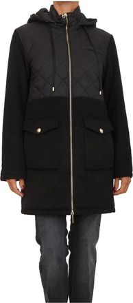 Liu Jo Jassen, Dames, Zwart, XS, Wol, Cappotto