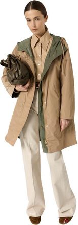 Gerard Darel Jannis Parka Coat in Sand at Nordstrom, Size X-Large