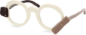 Masahiromaruyama Mm-0096 Optisch Montuur - unisex - Brillen - Beige - 42 MM - Accessoires