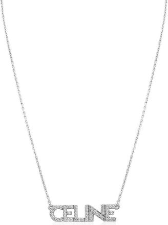 Celine Ladies Monochroms Strass Necklace