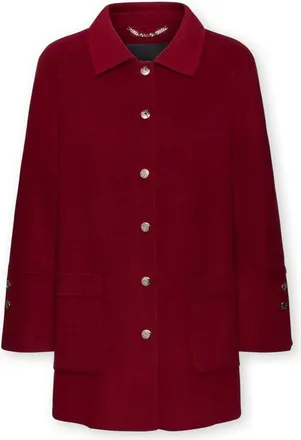 Elena Miro Donna, Cappotti, Rosso, XL, new