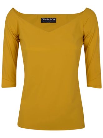 La Petite Robe Di Chiara Boni Saffron/L Top Jersey