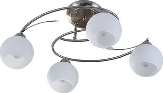 Lindby Lindby L&aacute;mpara De Techo svean En Gris Vidrio