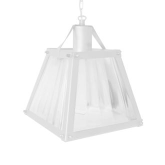 Tosel Suspensi&oacute;n vidrio blanco D23 cm