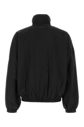 Fear of God Mens Black Nylon Bomber Jacket Giubbini