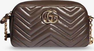 Gucci Borsa a tracolla Camera bag GG Marmont in pelle con impunture chevron - GUCCI - gender_Woman
