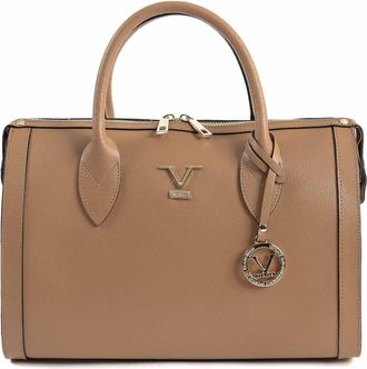 19V69 V Womens Handbag Tan V014-G Saffiano Cuoio Chiaro - One Size