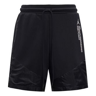 Air Jordan Mens Air Jordan 23 Engineered Logo Breathable Loose Sports Gym Casual Shorts Black AT9786-010