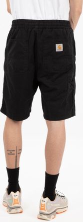 Carhartt Work in Progress Flint short black garment dyed
