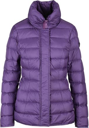Peuterey Flagstaff Donsjas Rits Veren Interieur - Dames - Winterjassen - Paars - S - Leer - Jassen