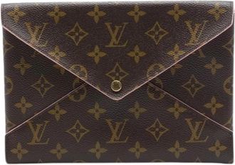 Louis Vuitton Pre-owned Kirigami Clutch - Dames - Vintage Clutch - Bruin - ONE Size - Vintage