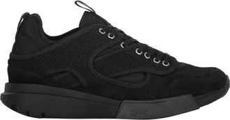 OAMC Mesh lage sneakers met su&egrave;de details - Heren - Sneakers - Zwart - 42 1/2 EU - Su&egrave;de - Schoenen