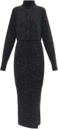 AllSaints Dames, Jurken, Grijs, Maat: XS Wol