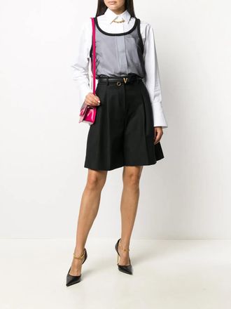 Valentino Silk Tank Top - Black