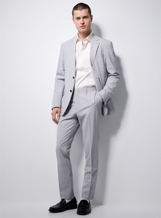 Le 31 Mens Responsible wool stretch pant Stockholm fit - Slim