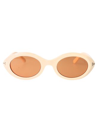 Tom Ford Oval Sunglasses Ft1186/S 25 E