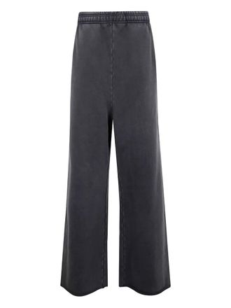 Entire studios Pantaloni in pile con vita elasticizzata - Nero