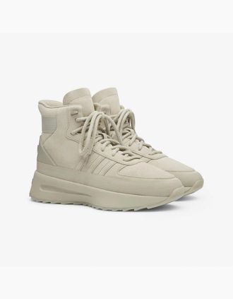 adidas Mens Athletics Los Angeles Hiker Canvas Hi Top Sneakers - Cream - Size: 11.5 46.7