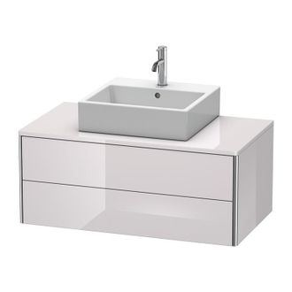 Duravit Mueble De Pared Duravit Xsquare 100.0 X 54.8 Cm, 2 Cajones, Color (frente/cuerpo): Laca Blanca Lila Alto Brillo - Xs491102727