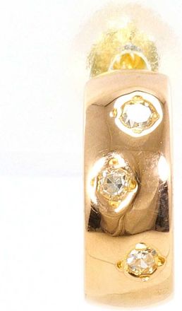 C&A Unbranded pink gold yellow gold yellow gold (18K) pink gold (18K) Half Hoop Earrings (Pre-Owned)