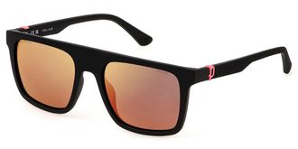 Police SPLF61 BEYOND LITE 2 U28R Mens Sunglasses Black Size 55