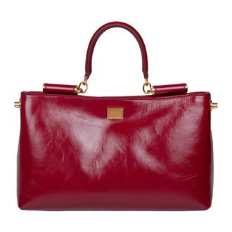 Dolce & Gabbana Dames, Tassen, Rood, Maat: ONE Size Leer