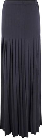Gentryportofino Gonna midi plissé - Nero