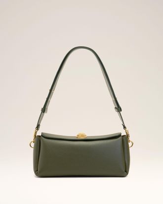 Ami Green Cow Leather Carrousel Bag Green - OS - Unisex