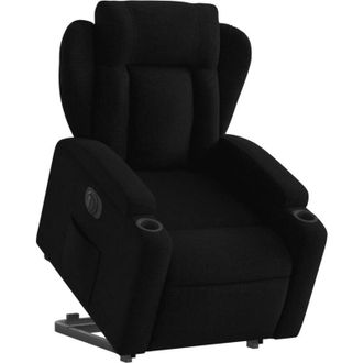 vidaXL Vidaxl - Sill&oacute;n El&eacute;ctrico Reclinable Elevable De Tela Negro