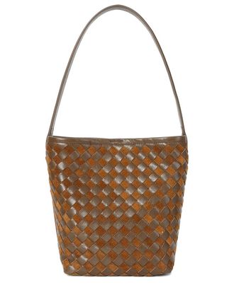 Tiffany & Fred Woven Leather Shoulder Bag