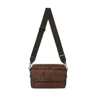 Etro Mp1C0022Ak18V Crossbody tas - Heren - Tassen - Bruin - Maat: ONE Size Zijde